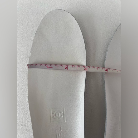 CHANEL | Black White Low Top Tennis Sneakers CC Logo Tweed Suede Vintage EU 37 - Picture 15 of 15